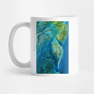 Infrared satellite image of Chesapeake Bay estuary (E552/0087) Mug